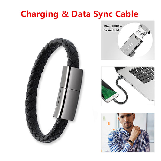 Bracelet USB Charging Data Cable for Android iOS